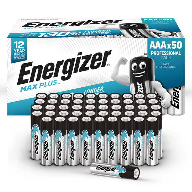 Batterij Energizer Max Plus 50xAAA alkaline — Foto 2 van 2