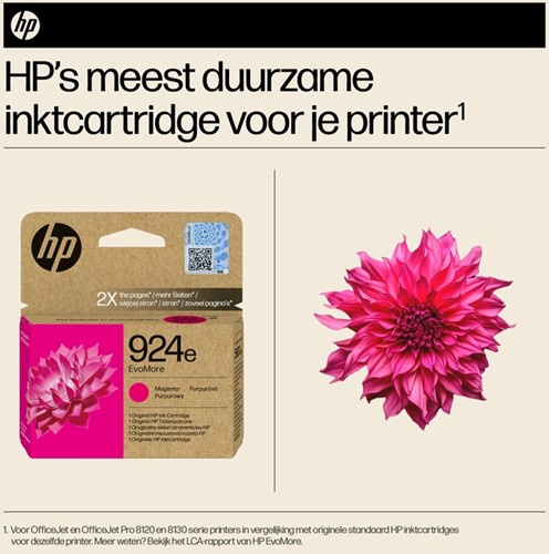 Inktcartridge HP 4K0U8NE 924E Evomore rood-2
