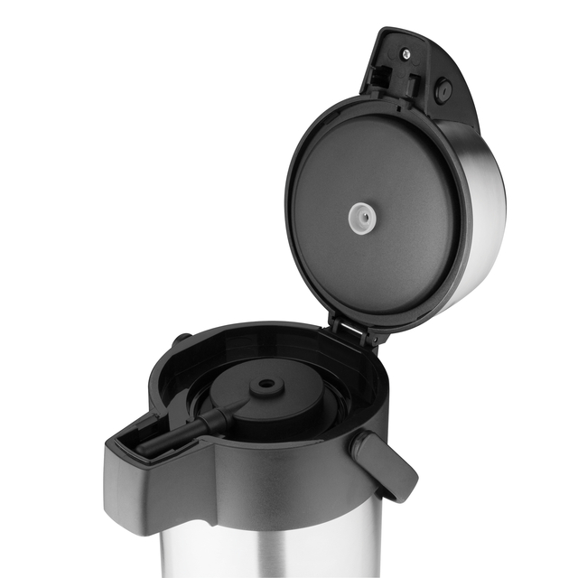 Thermoskan Olympia met pomp  2.5 liter rvs — Foto 2 von 2