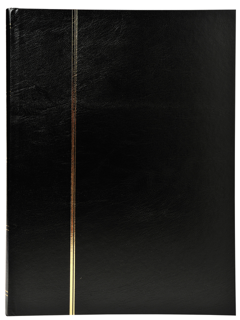 Postzegelalbum Exacompta 22.5x30.5cm 48 zwarte pagina's zwart — Foto 2 von 2