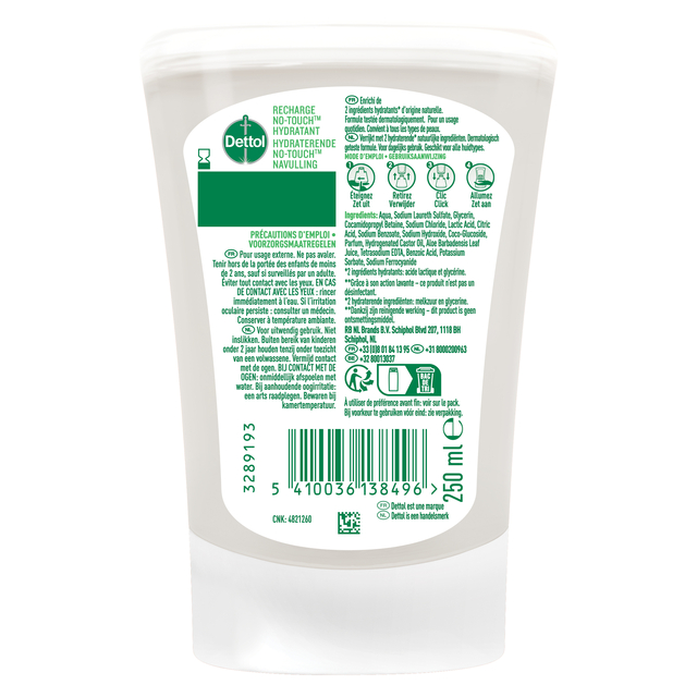 Handzeep Dettol Hydrating Aloe Vera antibacterieël 250ml refill No Touch — Foto 2 von 2