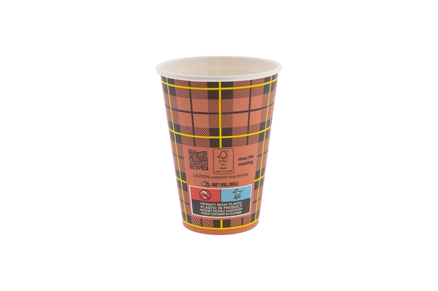 Beker 5% IEZZY 180ml karton scotty 100 stuks rood — Foto 2 van 2