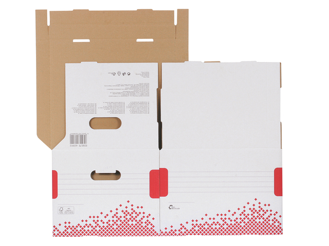 Opberg- en transportdoos Esselte Speedbox 367x263x325mm wit — Foto 2 von 2