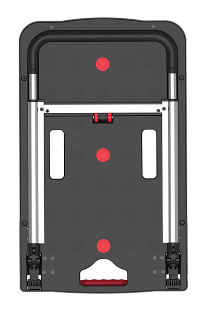 Transportkar Pavo platform trolley inklapbaar 137kg zwart — Foto 2 von 2