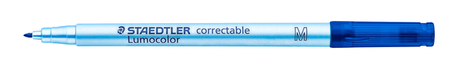 Viltstift Staedtler Lumocolor 305 non permanent correctable M blauw — Foto 2 von 2
