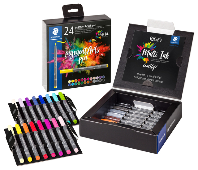 Brushpen Staedtler PigmentArts set à 24 kleuren — Foto 2 von 2