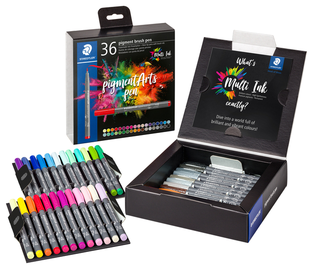 Brushpen Staedtler PigmentArts set à 36 kleuren — Foto 2 von 2