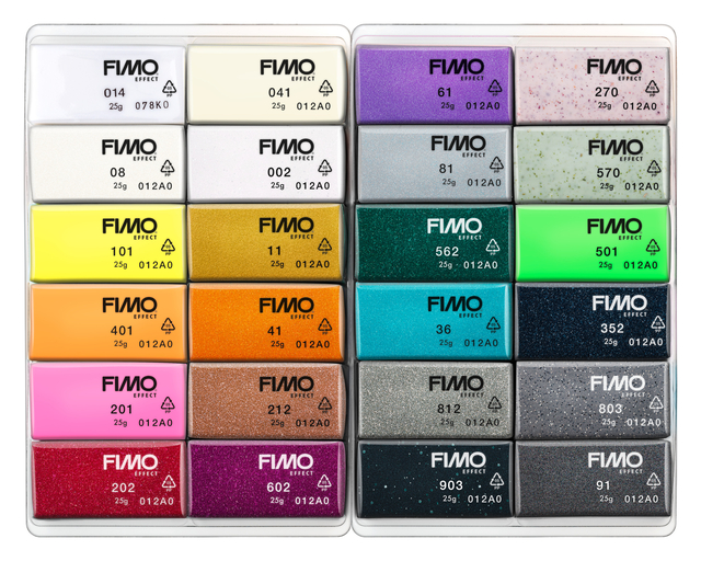 Klei Fimo  effect colour pak à 24 kleuren — Foto 2 von 2