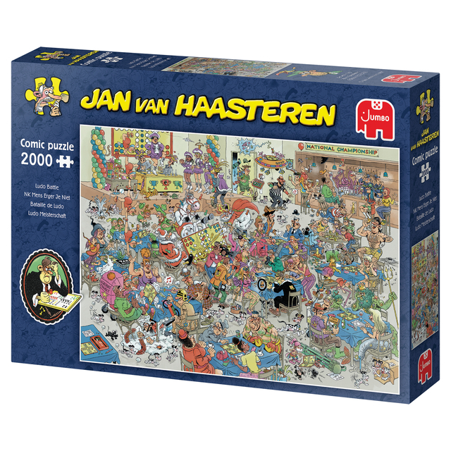 Puzzel Jan van Haasteren NK Mens Erger Je Niet 2000 st — Foto 2 van 2