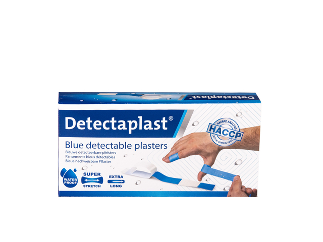Waterafstotende blauwe pleister Detectaplast 180x20mm 100 stuks — Foto 2 von 2