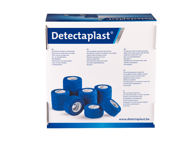Cohesief verband blauw Detectaplast assorti 7 stuks — Foto 2 van 2