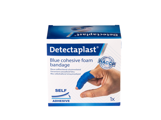 Foamverband blauw Detectaplast 6cmx4,5m — Foto 2 von 2