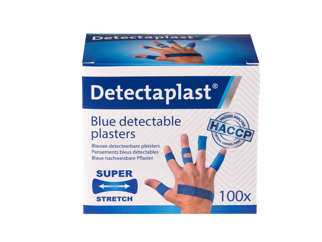 Elastische blauwe textielpleister Detectaplast assorti 100 stuks — Foto 2 von 2