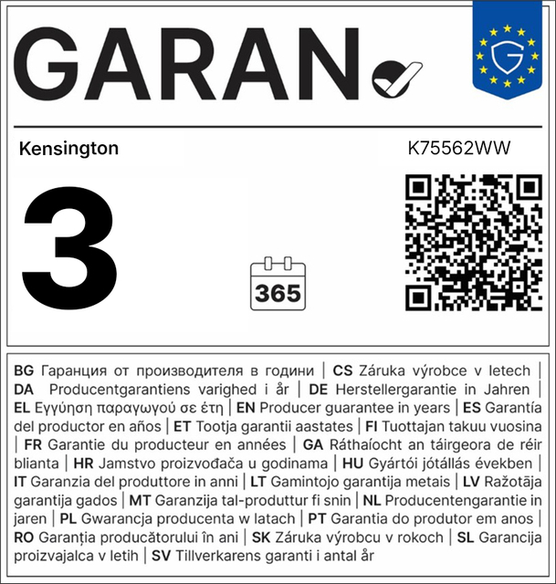 Toetsenbord + muis Kensington KM150 EQ draadloos QWERTY — Foto 2 van 2