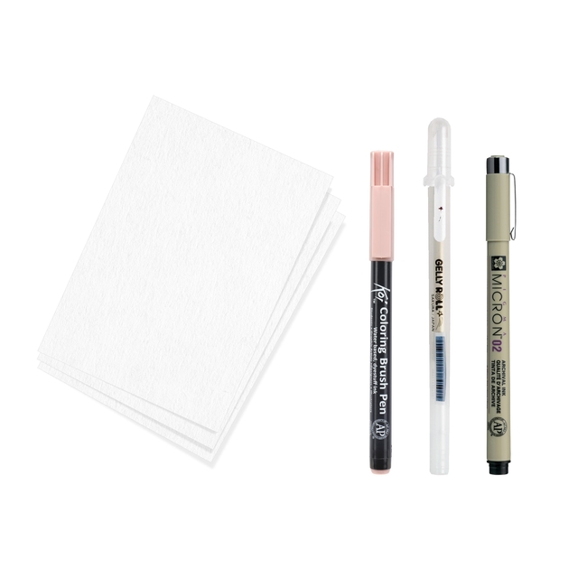 Tekenset Sakura Creative Kit Cherry Blossom 6 stuks — Foto 2 von 2