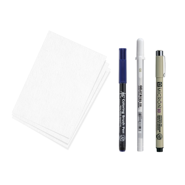 Tekenset Sakura Creative Kit Kanagawa 6 stuks — Foto 2 von 2
