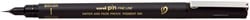 Fineliner Uni-ball Pin brush EF zwart