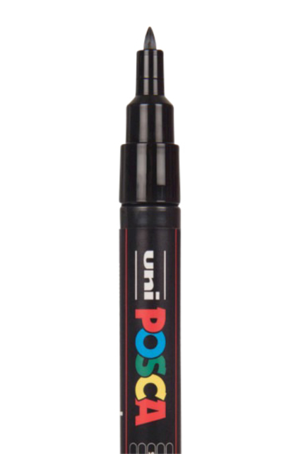 Paintmarker Uni POSCA PC1MC extra fijn assorti set à 16 stuks — Foto 2 von 2