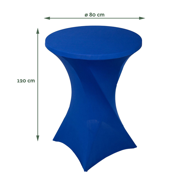 Tafelrok BRASQ voor statafel 80cm blauw — Foto 2 van 2