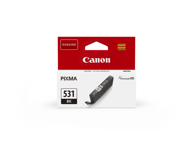 Canon CLI-531BK Cartridge Zwart — Photo 2 sur 3