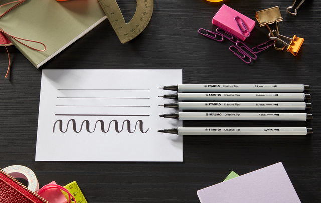 Creative Tips STABILO Arty assorti tips zwart en grijs 10 stuks — Foto 2 von 2