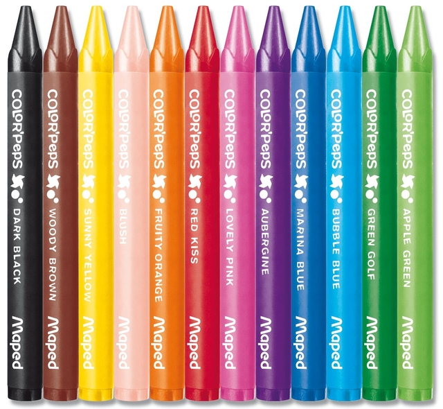 Waskrijt Maped Color'Peps Wax set á 12 kleuren — Foto 2 von 2