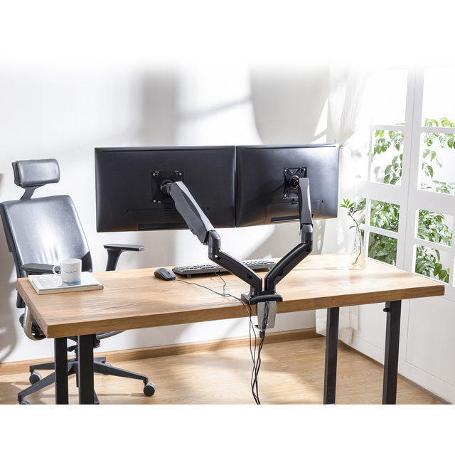 Monitorarm ACT office met gasveer 2 schermen — Foto 3 von 3