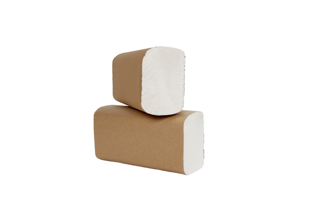Handdoek Cleaninq H2 i-vouw 2-laags 205x240mm 25x150 vel wit — Photo 2 sur 2