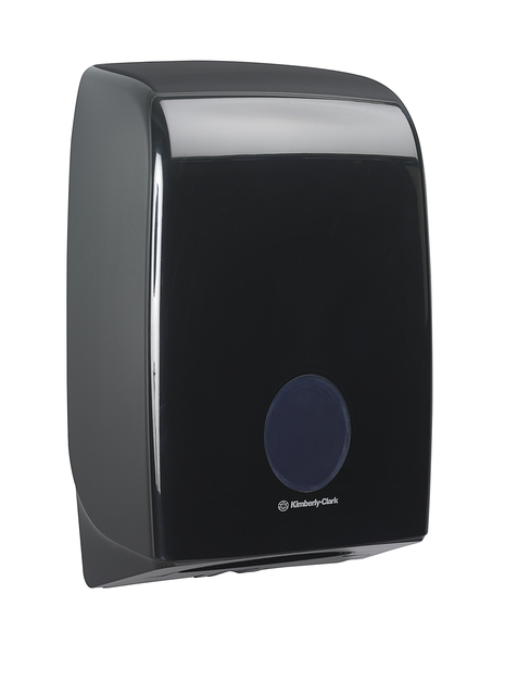 Handdoekdispenser Aquarius voor i-vouw zwart 7171 — Foto 2 von 2