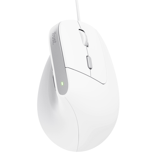 Muis Trust ergonomisch BAYO II wit — Foto 2 von 2