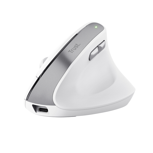 Muis Trust ergonomisch BAYO II draadloos wit — Foto 2 von 2