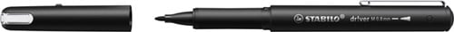 Fineliner STABILO dr!ver medium zwart