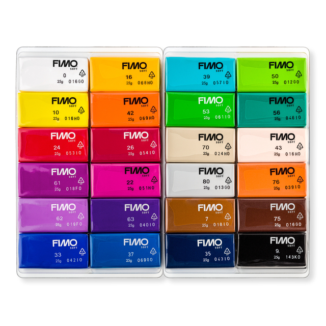 Boetseerklei Staedtler Fimo soft 8023C assorti 24 stuks — Foto 2 von 2