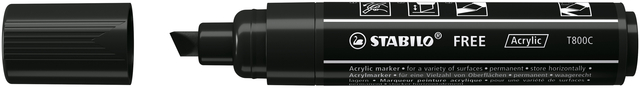 Acrylmarker STABILO  Free Acrylic T800C zwart