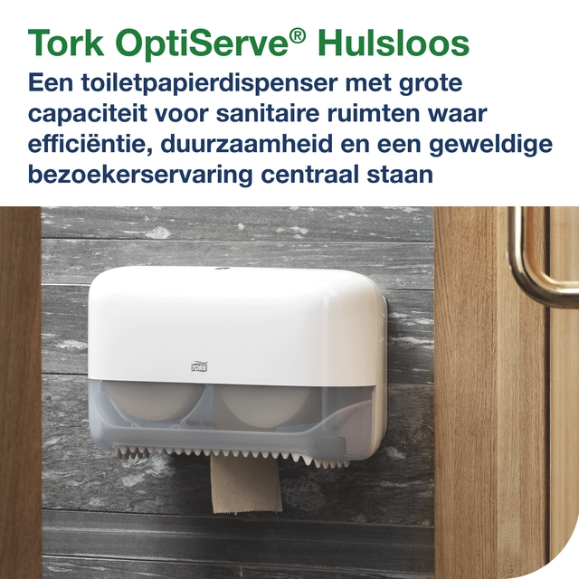 Toiletpapier Tork T7 Advanced Optiserve Coreless 2-laags 94m naturel 472640 — Photo 2 sur 2