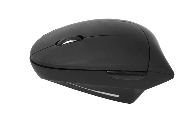 Muis Quantore ergonomisch draadloos USB-A adapter zwart — Foto 2 von 2