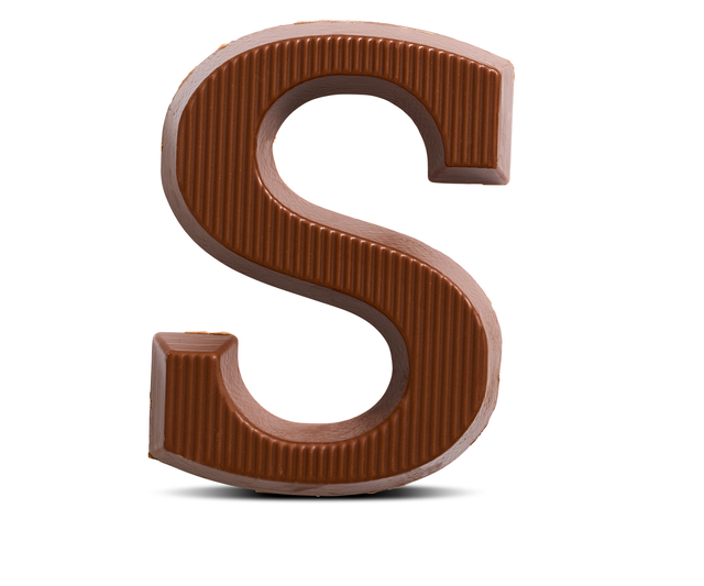 Chocoladeletter van Dijk melk S 40 gram