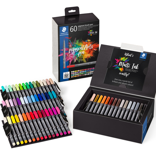 Brushpen Staedtler PigmentArts set à 60 kleuren — Foto 2 von 2