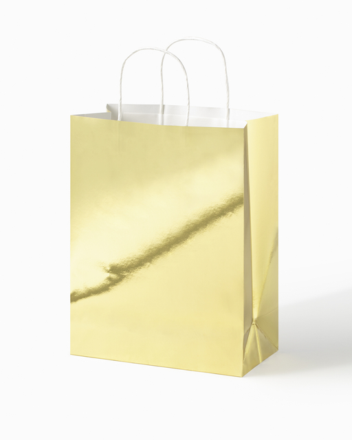 Cadeautas Folia goud kraft 24x31x12cm 20 stuks — Photo 2 sur 2