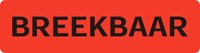 Waarschuwingsetiket IEZZY breekbaar 75mmx20mm 500 stuks