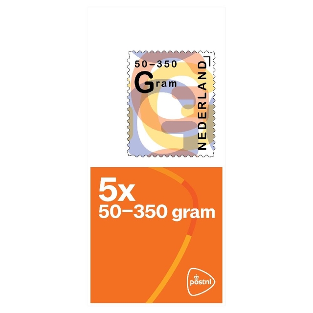 Postzegel Nederland 50-350 gram 5 per vel — Foto 2 von 2