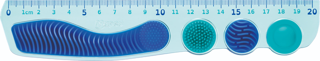 Liniaal Maped Kidy Learn Concentration 20 cm blauw — Foto 2 von 2