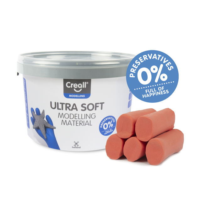 Klei Creall Play-it Ultra Soft helder rood 1100 gram — Foto 2 van 2