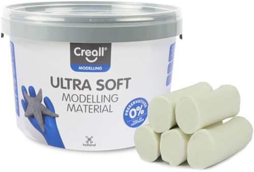 Klei Creall Play-it Ultra Soft helder wit 1100 gram