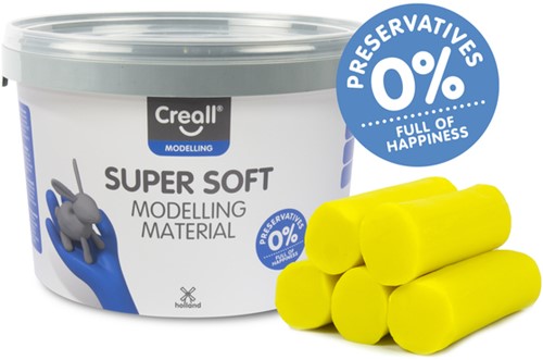 Klei Creall supersoft geel 1750gram-2