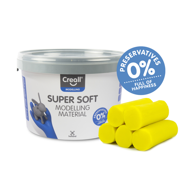 Klei Creall supersoft geel 1750gram — Foto 2 van 2