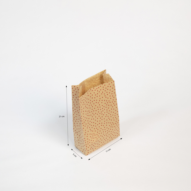 Cadeauzak Clairefontaine 12x24x4.5cm kraft harten 50 stuks — Photo 2 sur 2