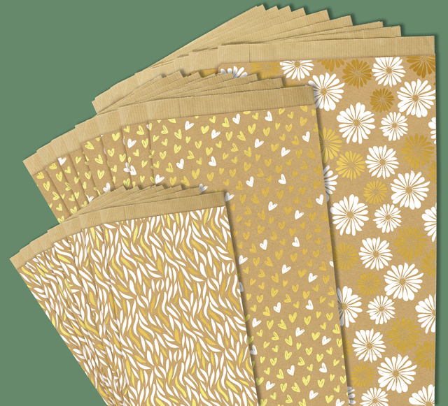 Cadeauzak Claierfontaine 16x30x5cm kraft harten 50 stuks — Foto 2 van 2