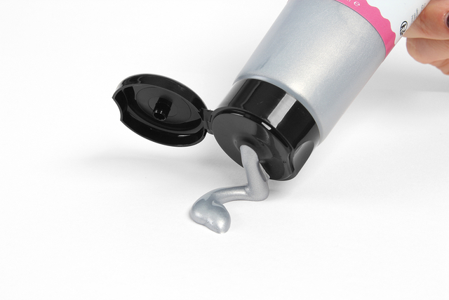 Acrylverf Qrea 120 ml zilver — Photo 2 sur 2