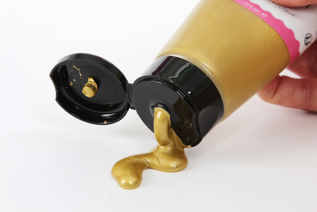 Acrylverf Qrea 120 ml goud — Photo 2 sur 2
